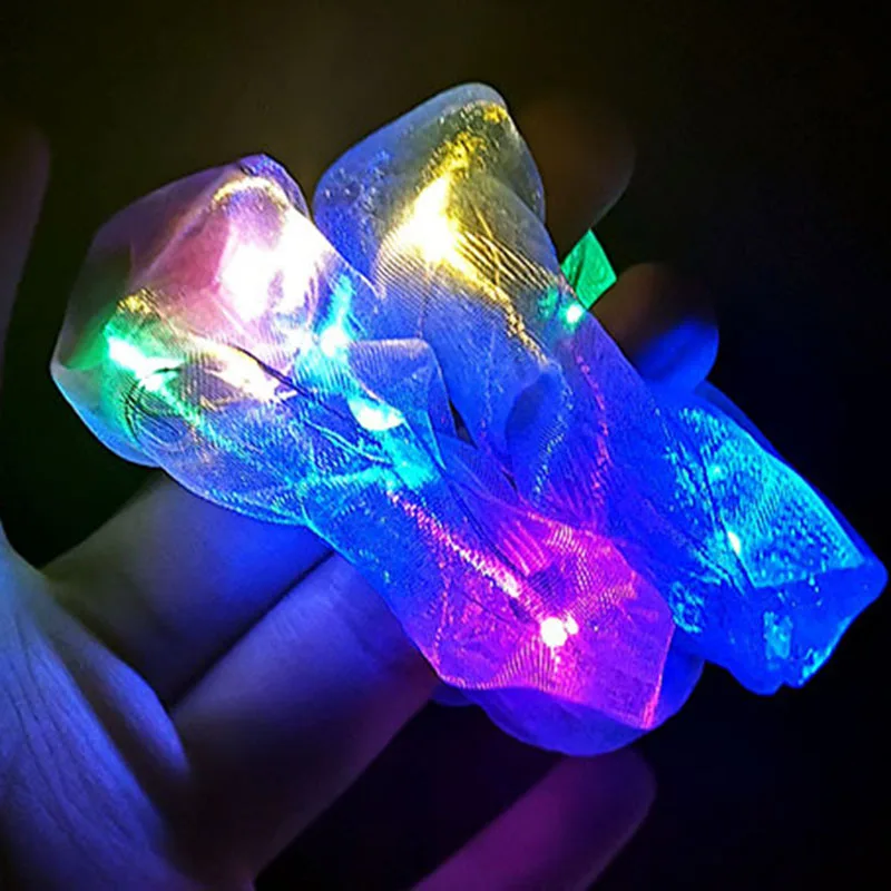 Light Up Hair Scrunchies, Led Scrunchy Hair Bands, Girls Hair Tie Mesh Scrunchie Ponytail, Glow in the Dark Hair Accessories