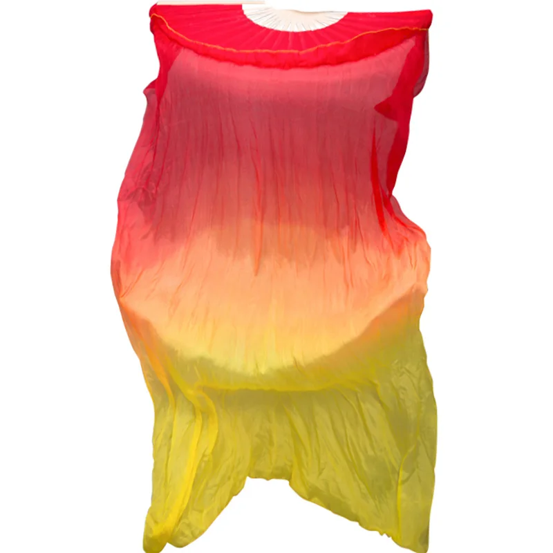 

Colorful Dance Fan Double-sided Gradient Color Lengthening Dance Fan Classical Dance Performance Props Abanicos Para Boda