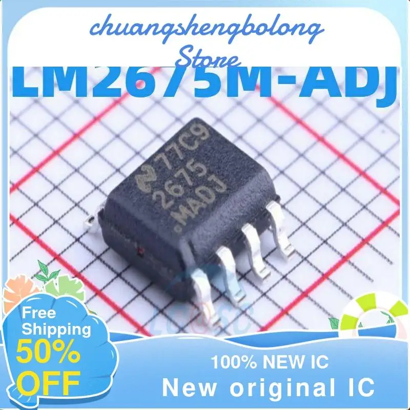 

5PCS LM2675 LM2675M-ADJ LM2675MX-ADJ SOP8 New original IC