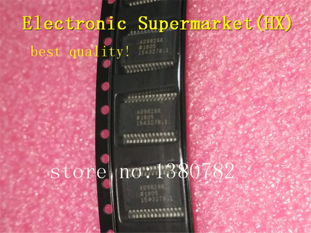 

Free shipping 10pcs-50pcs AD9826KRSZ AD9826KRS AD9826K AD9826 SSOP-28 IC in stock!