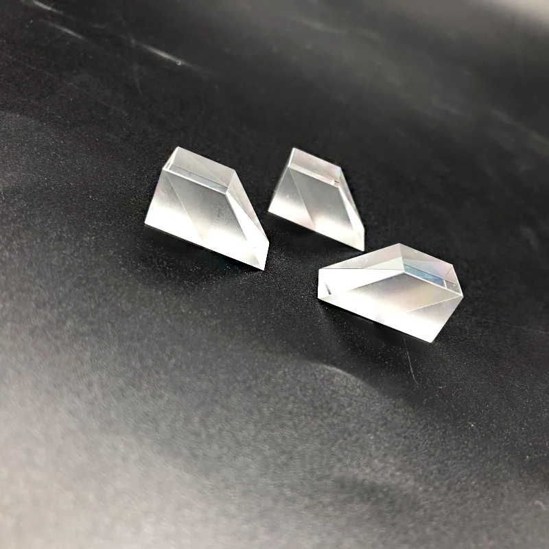 Optical Glass Right Angle Trapezoid Beam Splitter Prism Prism Lateral Displacement Prism Reflection Mitsubishi Mirror 10*10*20mm