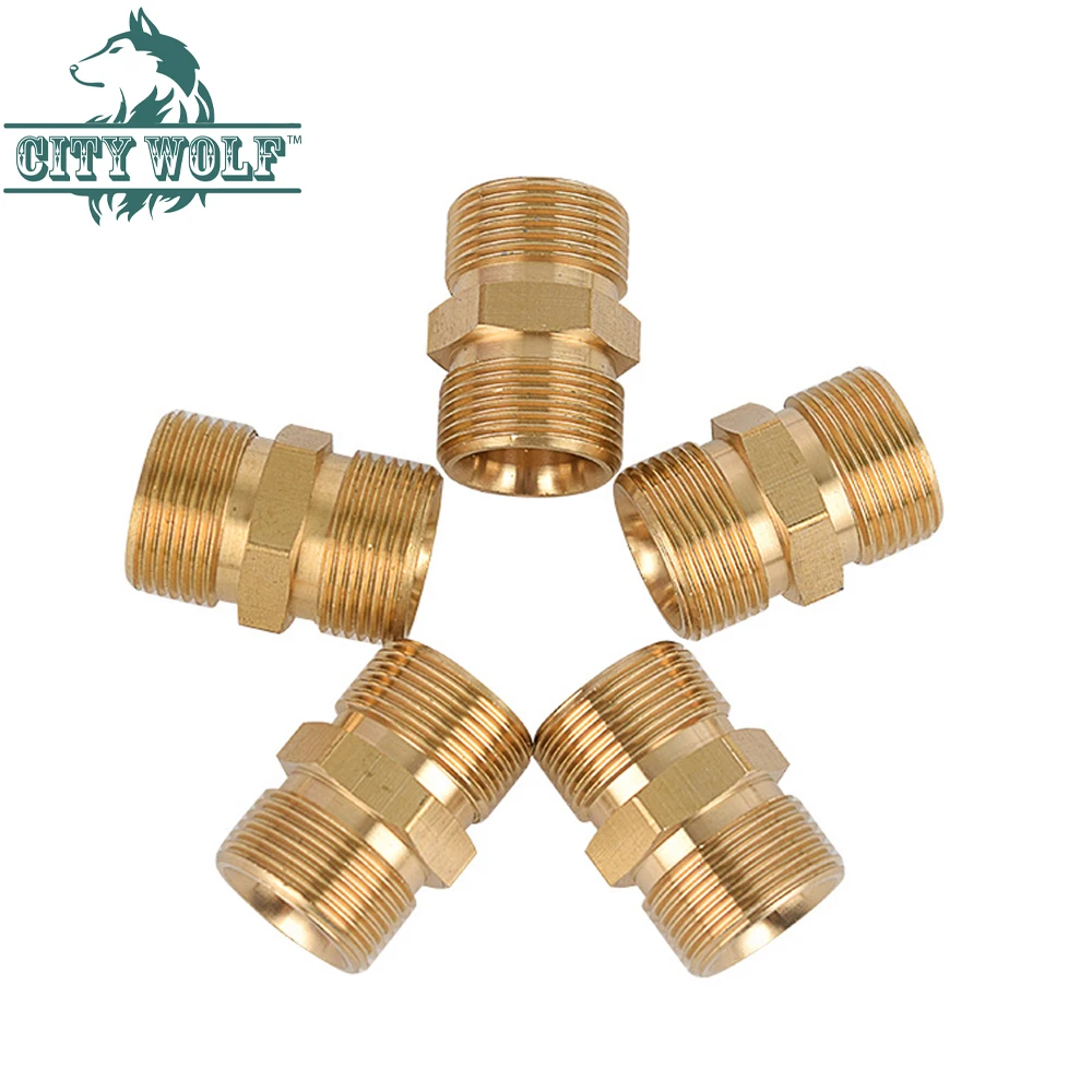 

Pressure Hose Brass Adaptor M22/14/15 Adaptor Car Washer High Pressure Washer Gun Connector