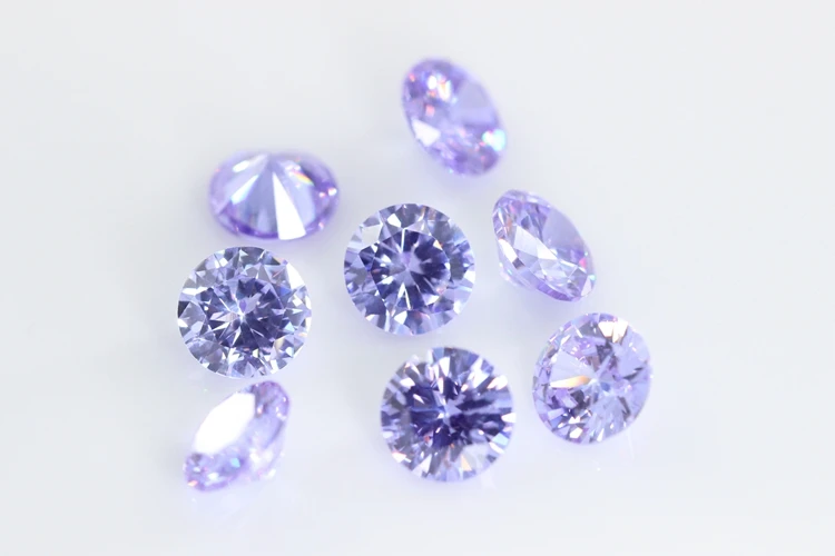 5A Qaulity 1.0~3.0mm Various 20 Colors Loose Cubic Zirconia Stones Round Brilliant Cut Loose CZ Synthetic Gem For Woman Jewelry
