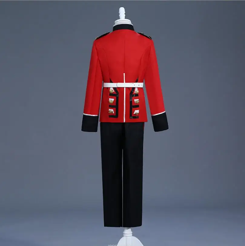 Adult Kids British Royal Guard Costume Adult Child's Queen's Guard Dress Up Outfit  Prince William Soldiers Cosplay Uniform