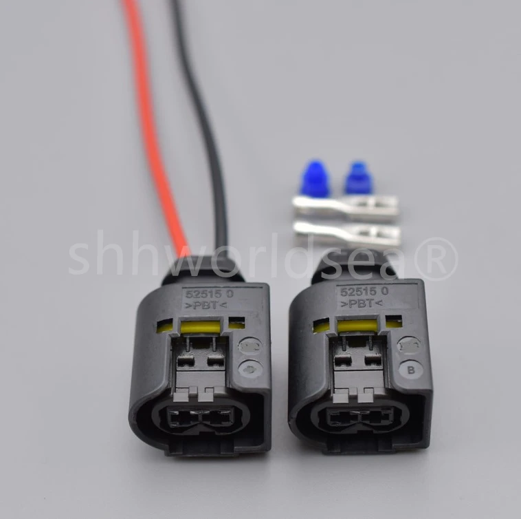shhworldsea 2 Pin  Way Ignition Coil Harness Damper Plug Auto Connector Injector Plug With Wire Cable For  A1685452928 5029