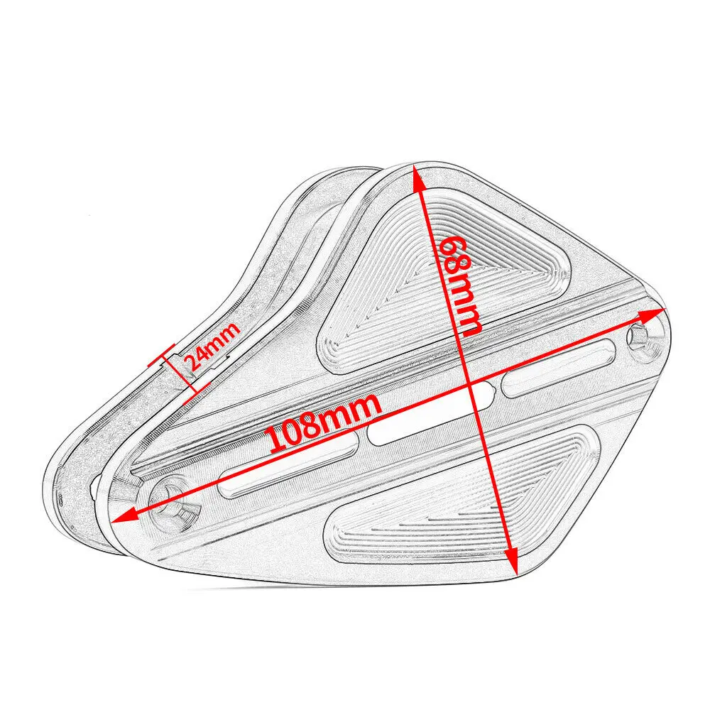 غطاء خزان سائل الفرامل الأمامي ، ملحق السيارة ، لـ Ducati Diavel Strada AMG Carbon Cromo 1260 S XDiavel S 2010-2020 2017 2018 2019 #6