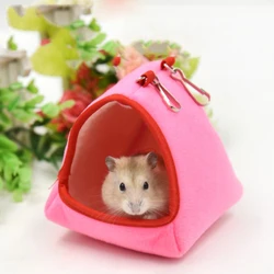 Hamaca colgante para casa de hámster, jaula de algodón, nido para dormir, cama para mascotas, juguetes para ratas, columpio para mascotas pequeñas, accesorios para hámster