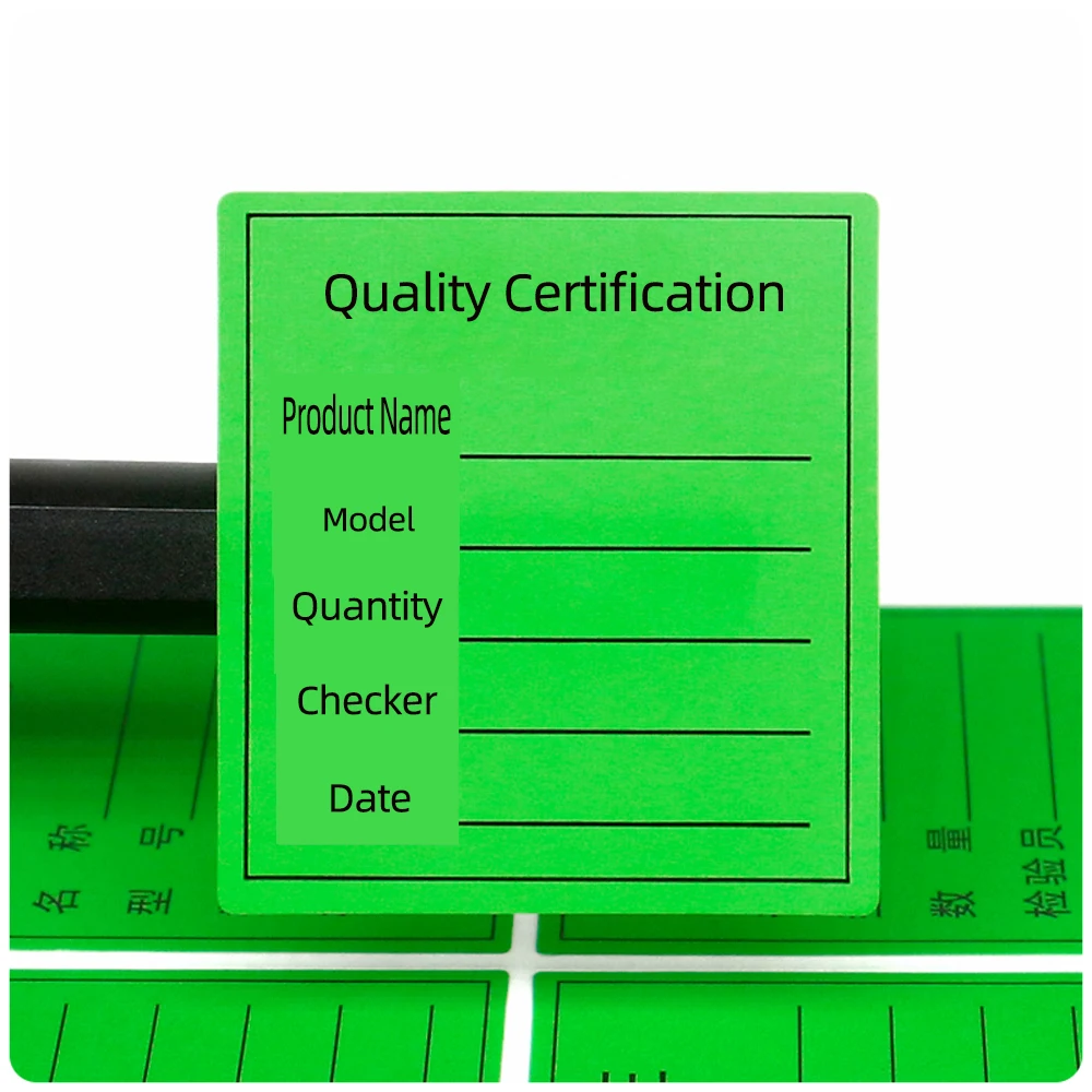 Imagem -01 - Etiquetas Adesivas do Case da Certificação da Qualidade dos Peças Inspeção dos Produtos Etiquetas Graváveis do qc 500 etiquetas adesivas do case da certificacao da qualidade dos pecas inspecao dos produtos etiquetas gravaveis do qc 500 01