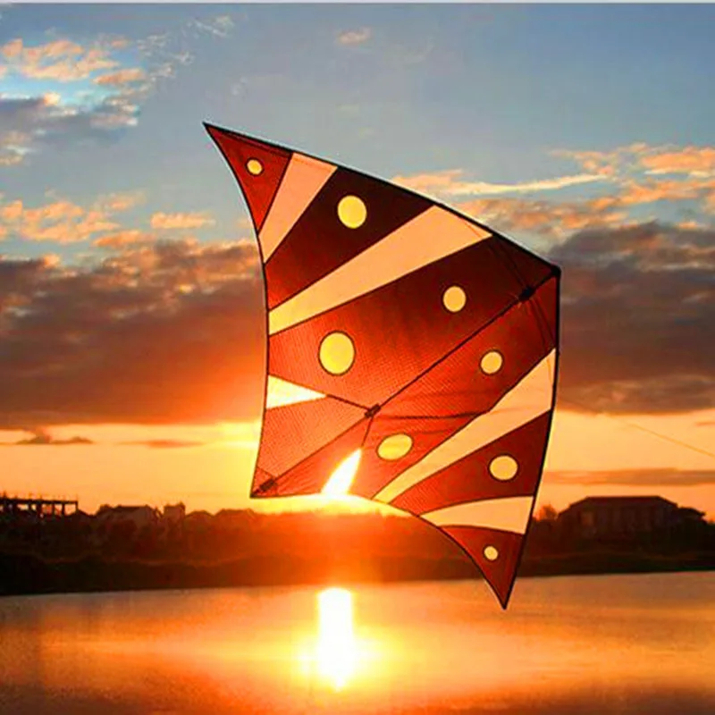 free shipping Ultra-light single line kites deep sea ghost kite for adults flying indoor kites handle line pc31 fabric parachute