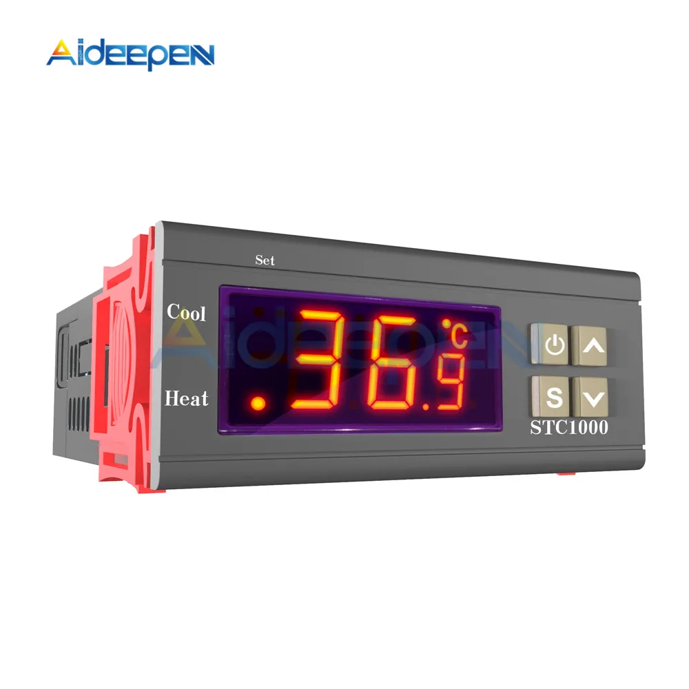 STC-1000 STC 1000 LED Digitaler Thermostat Temperaturregler Thermoregulator Relais Heizung Kühlung für Inkubator AC 110-220V – Detail 14