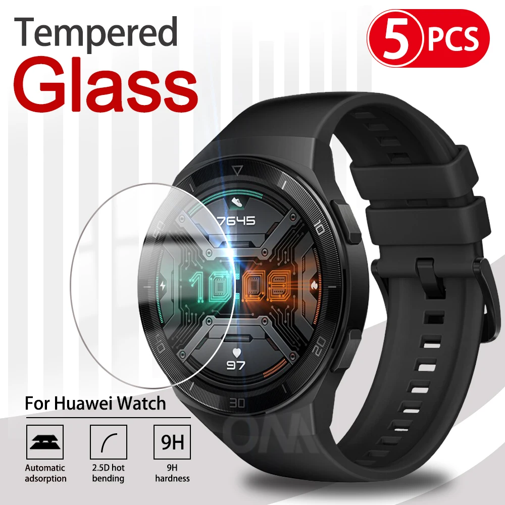 9H Premium Tempered Glass For Huawei Honor Magic Watch 2 GT 2 2E 42mm 46mm Screen Protector Explosion-Proof Film Accessories