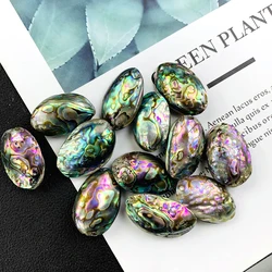 2PCS Colorful Double Sided Natural Abalone Shell Charms Pendant Fashion Bracelet for Women Jewelry Making DIY Findings Gift