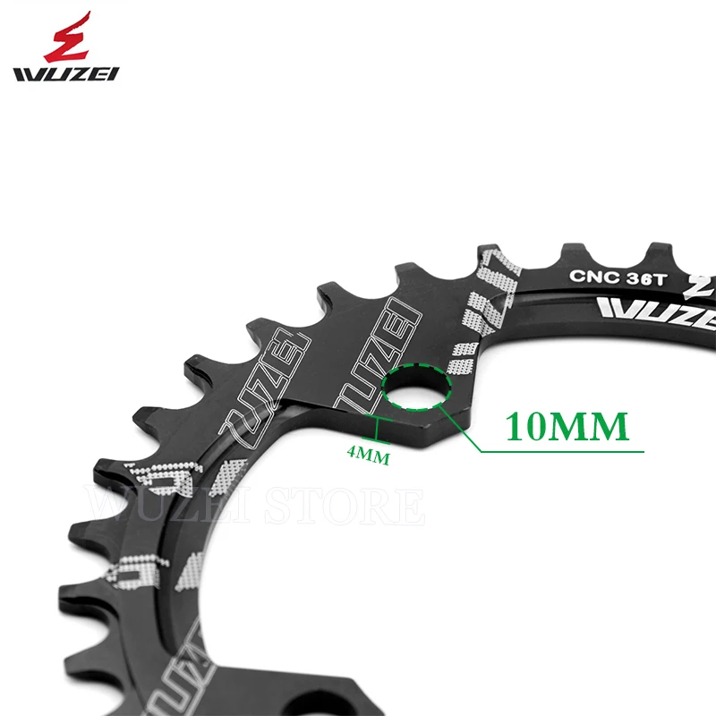 WUZEI 96 BCD MTB Oval/Round Chainring Mountain 32T 34T 36T 38T Sprocket for SHIMANO M4000 M4050 M782 GX NX X1 Crank Tooth plate