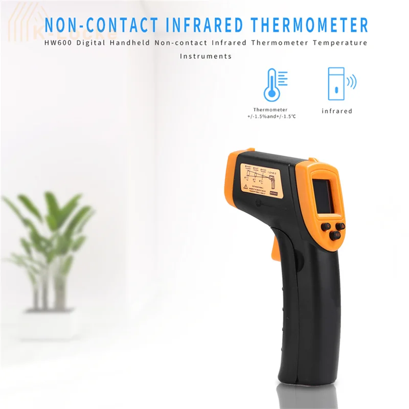 Portable Handheld Infrared Thermometer Digital Instant Read Home Kitchen BBQ Industrial High-precision Temperature Sensor