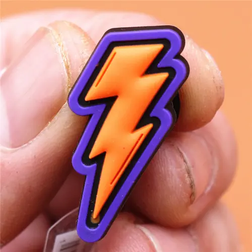 Imagen 2 del producto Dijes originales para zapatos de PVC, nuevas gafas de sol, amanecer, sol, relámpago, decoraciones, accesorios superiores para niños, regalos de fiesta U197