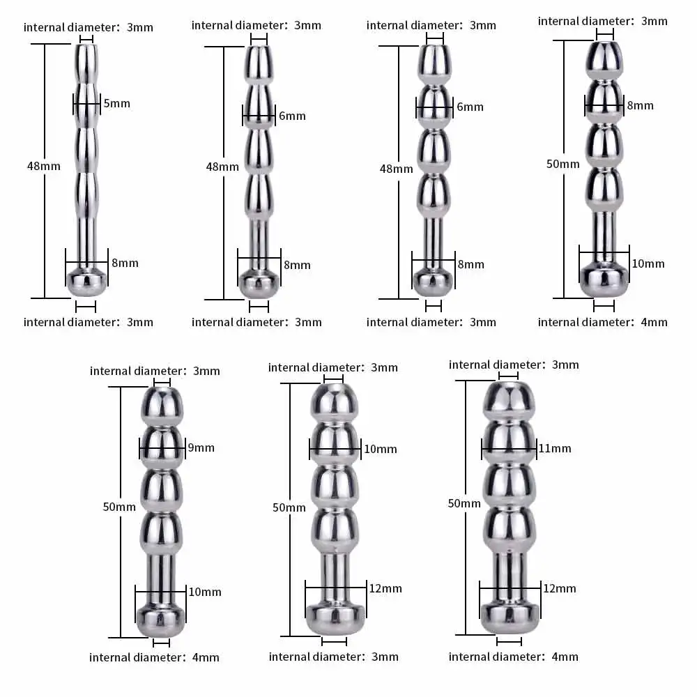 Harnröhren Dilatation Matel Katheter Anal Perlen Für Männliche Sex Spielzeug Butt Plug 5/6/7/8/ 9/10/11mm Penis Stimulation Pferd Auge Stick