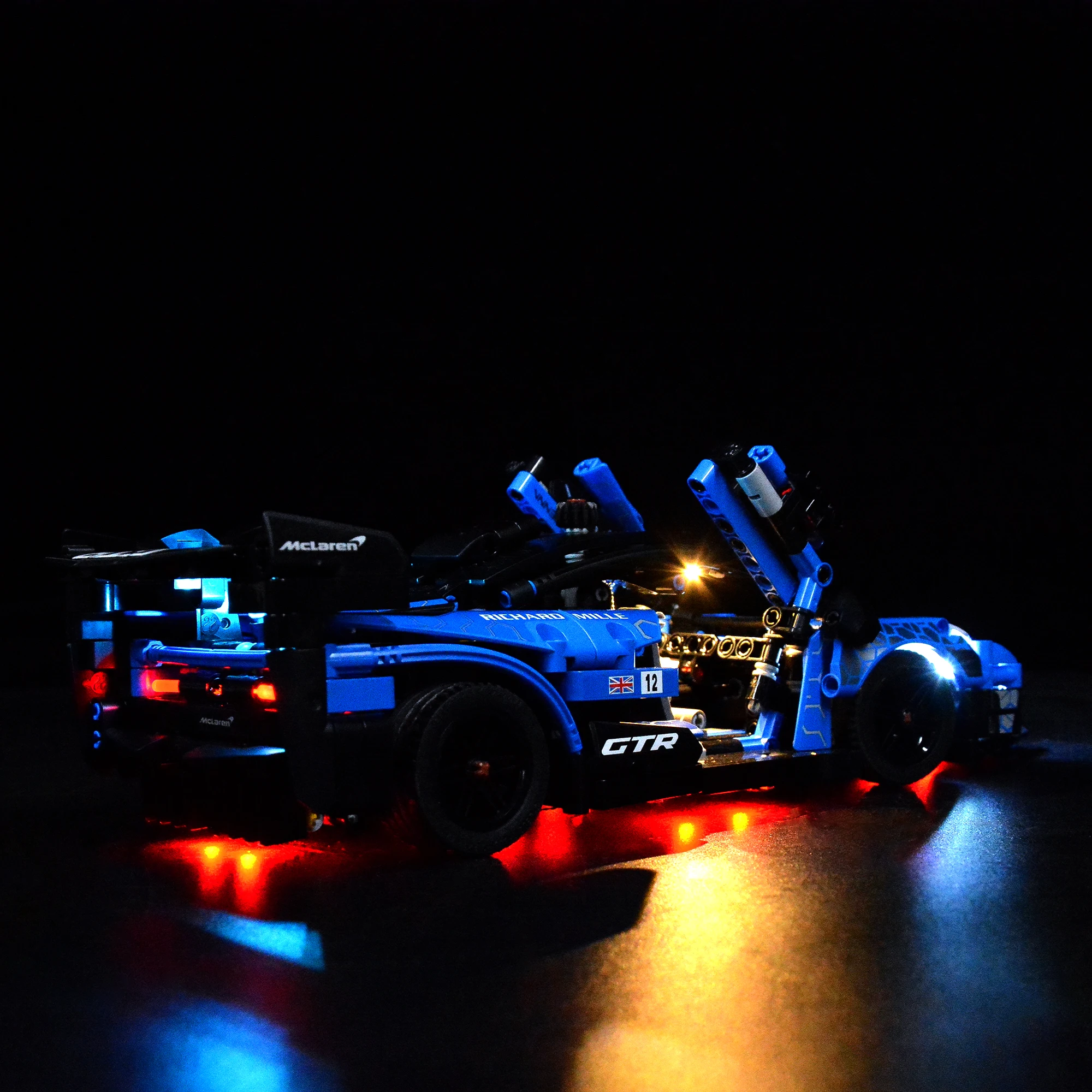 LED Light Kit For 42123 Technic McLaren Senna GTR Car Model DIY Toys Set Only Lighting Kit  (Not Include Building Blocks）