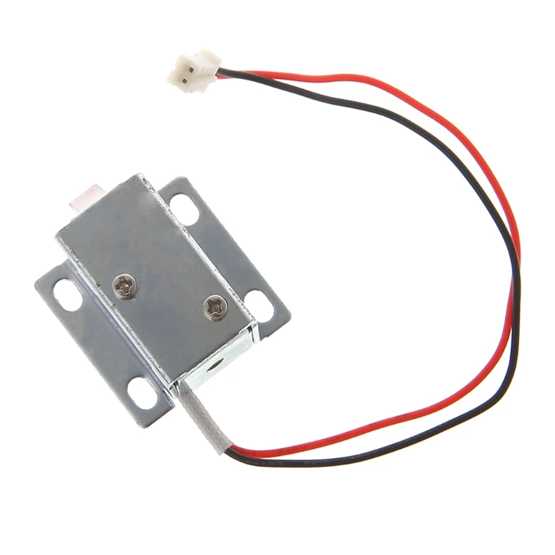 Cerradura electrónica para puerta, montaje de liberación, acceso solenoide, 12V, 0.4A