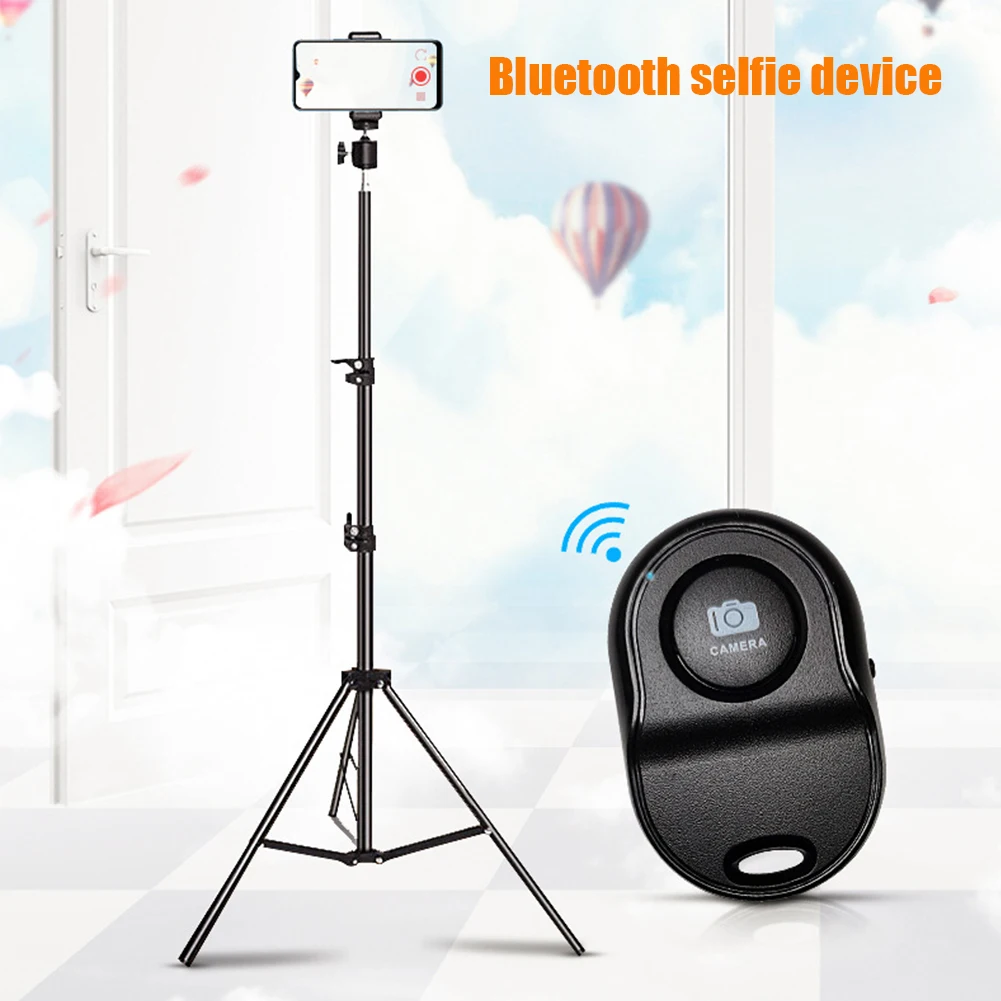 Bluetooth-compatible Remote Control Wireless Controller Self-timer Camera Stick Photo Shutter Release Button for Phone Selfie