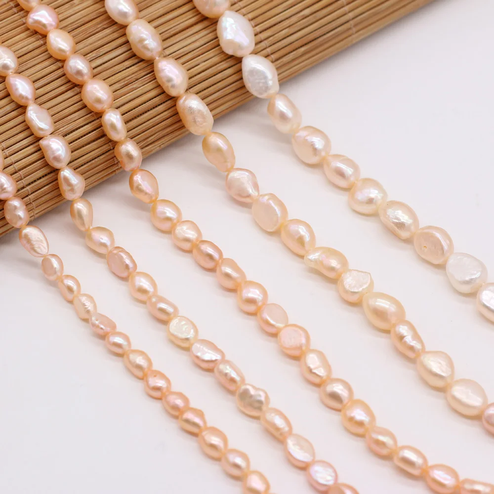 Real Natural Freshwater Pearl Beads Grey Black White Fine Irregular Pearls Bead For Jewelry Making DIY Bracelet Necklace Earring view 6