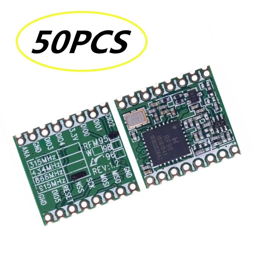 50PCS RFM95 RFM95W 868MHZ 915MHZ LORA SX1276โมดูลไร้สายที่ดีที่สุดคุณภาพสต็อกโรงงานขายส่ง