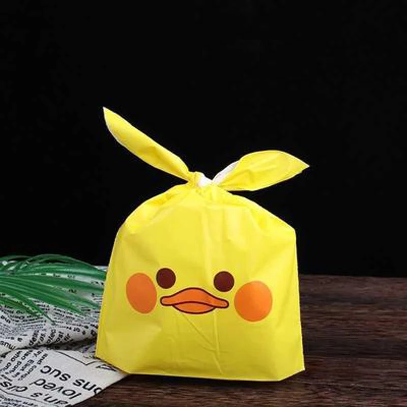 Baking packaging long ears rabbit biscuit bag nougat candy packaging bag nut packaging bag snack pastry pastry bag