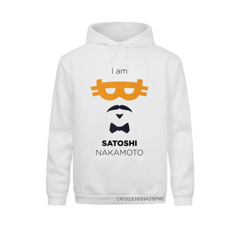 Bitcoin Hoodie Funny I Am Satoshi Nakamoto Pullover Party Long Sleeve Hoodies Winter Fall Men Sweatshirts Casual Hoods Family