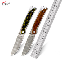 Enlan L03-1B Folding Knife Phi Cover / Rosewood Handle Portable Outdoor Camping Hunting Survive Utility Pocket Knives EDC Tools