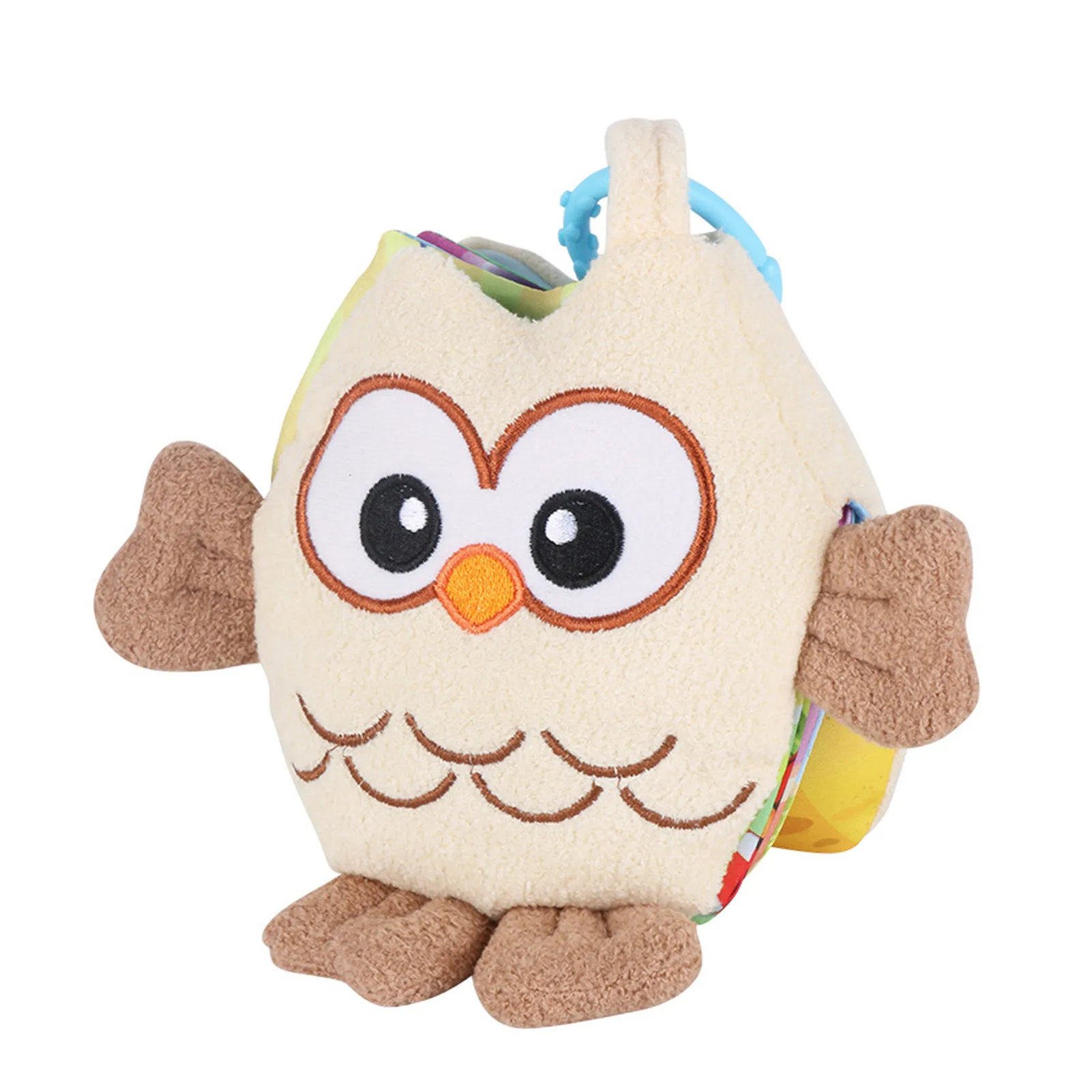 Baby Cloth Books Early Education Book Learning Toy For Toddler Plush Toy Owl Story Book Ragdoll Educational Toy