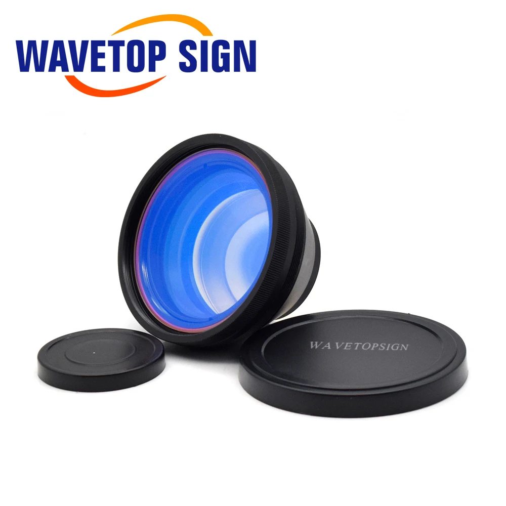 WaveTopSign 1064nm f-theta Scan Lens Field Lens lunghezza focale 63-420mm campo di scansione 50 × 50-300 × 300 per YAG Fiber Laser Galvo System