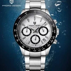 PAGANI DESIGN 2024 New Men's Watches Top Brand Luxury Quartz Watch Men Sport Chronograph Watch Men AR Sapphire Mirror Waterproof