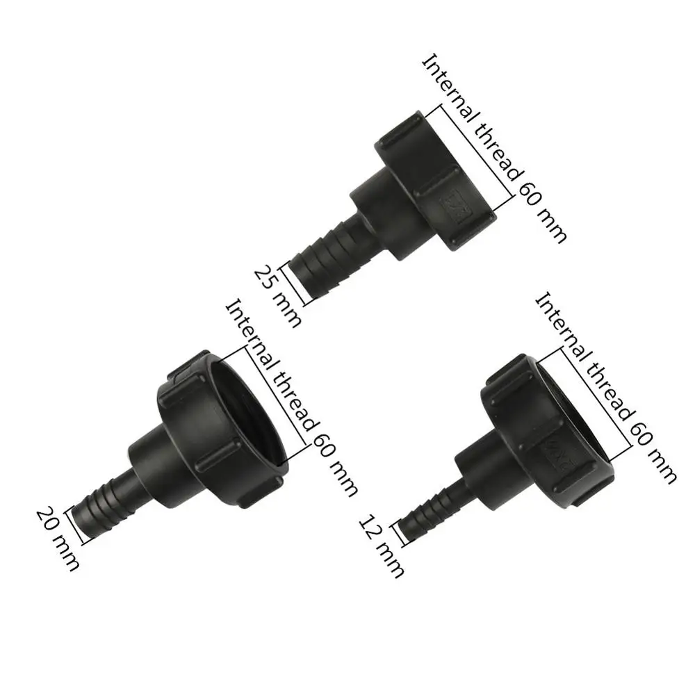 60mm Thread IBC Water Tank Adapter 1/2