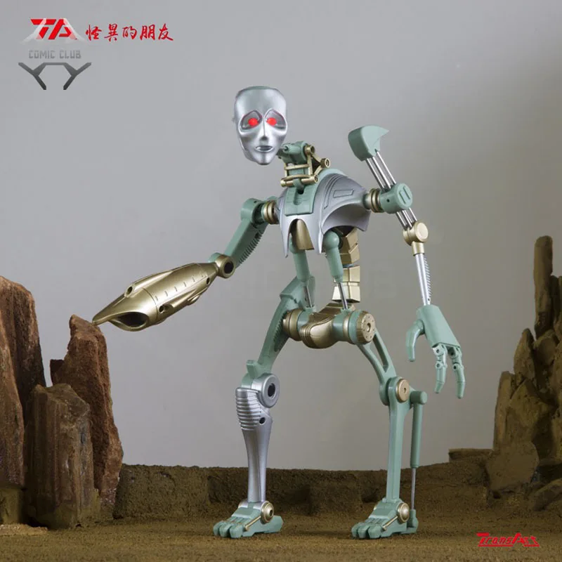 COMIC CLUB IN-STOCK Ta BW Deformation Transformation Transmutate contain led light Action Figure toy robot