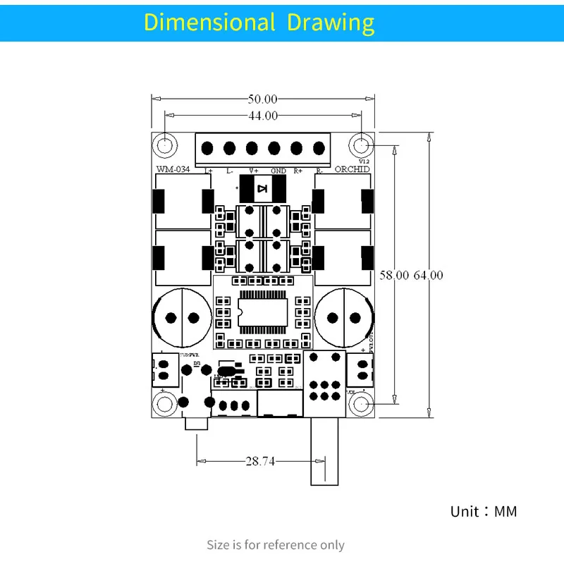 Unisian tpa3116 2.0アンプボードtpa3116d2ホームオーディオアンプシステム用デュアルチャンネルクラスdデジタルオーディオパワーアンプ