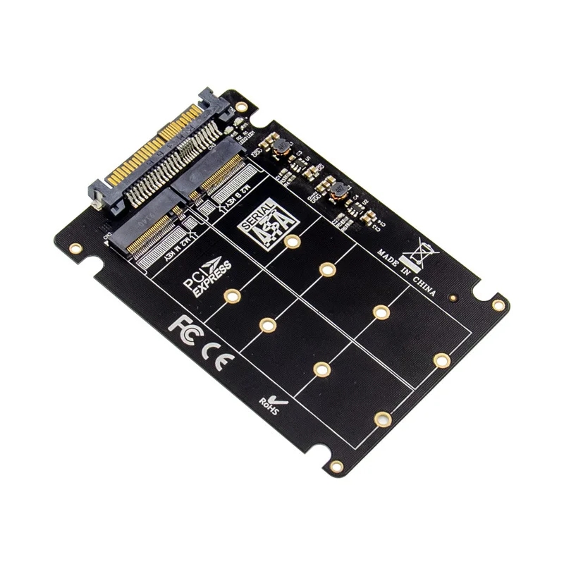 

Add on Cards M.2 SSD To U.2 Adapter 2in1 M2 NVMe To U2 M & B Key Solid State Drive Expansion Card Computer Components Converter