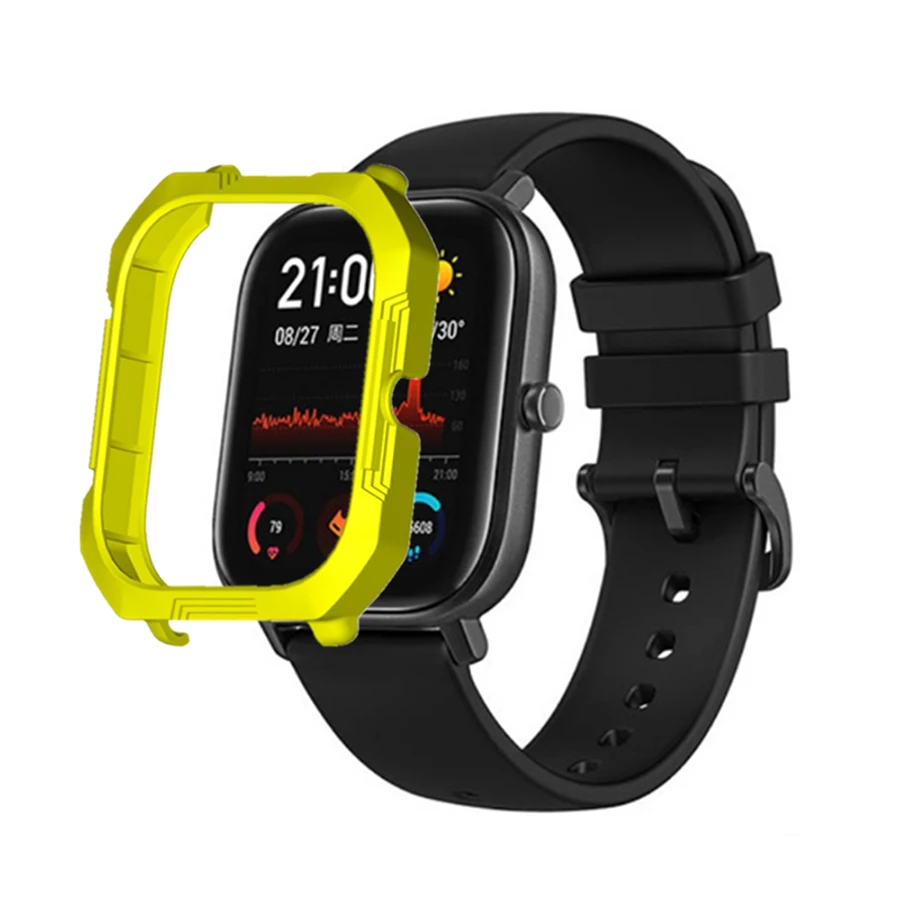 جراب واقٍ لساعة Xiaomi Huami Amazfit GTS الذكية ، إطار واقٍ صلب من البولي كربونات ، غلاف واقي مقاوم للصدمات لساعة Amazfit GTS