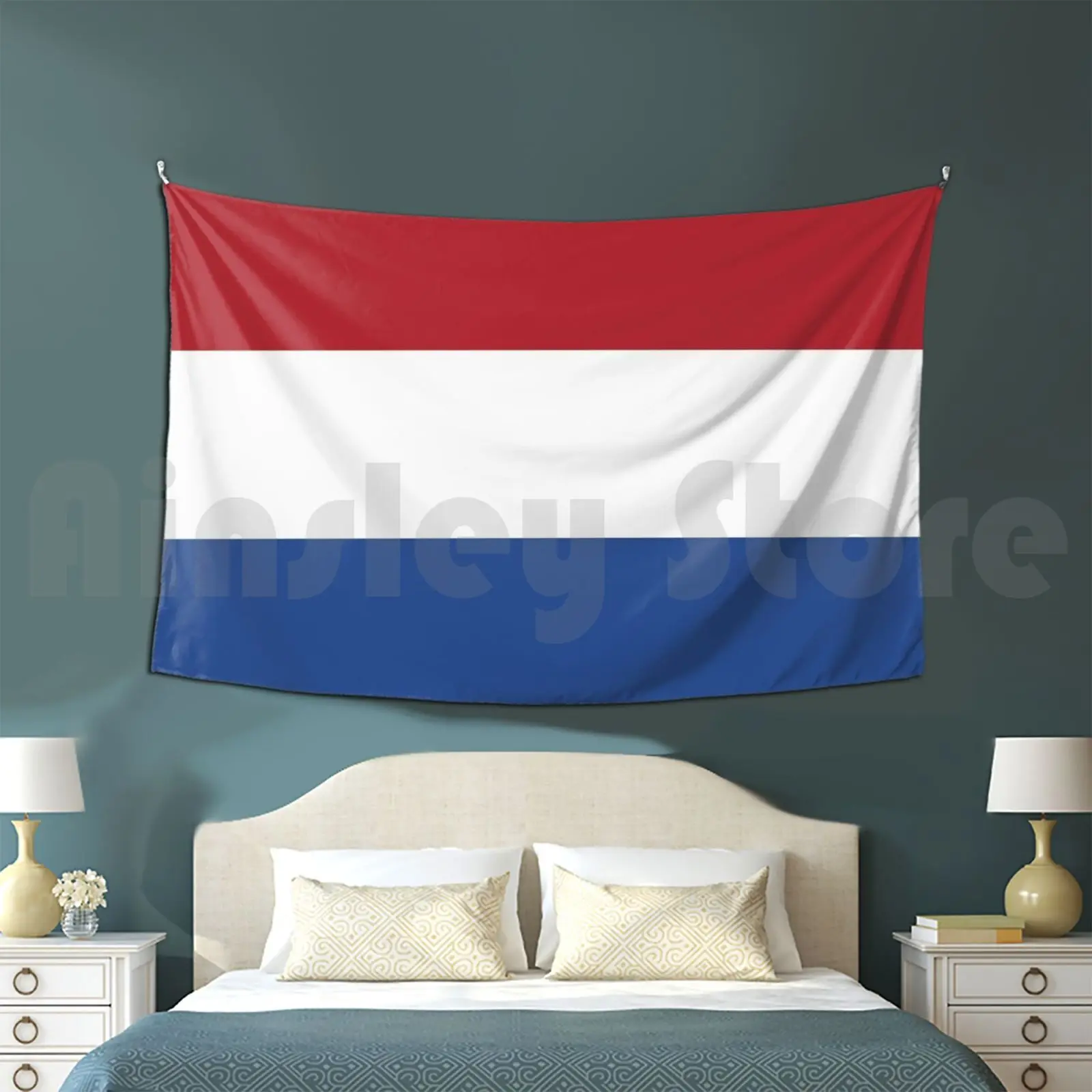 Dutch Flag Tapestry Background Wall Hanging Netherlands Flag Holland Netherlands Flag Country Europe Blue Red