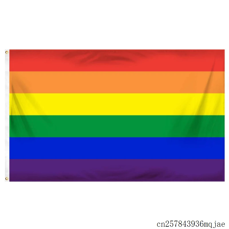 

10Pcs 3x5FT 90*150cm Rainbow Flags LGBT Flags Gay Pride Flag Lesbian Pride Flag