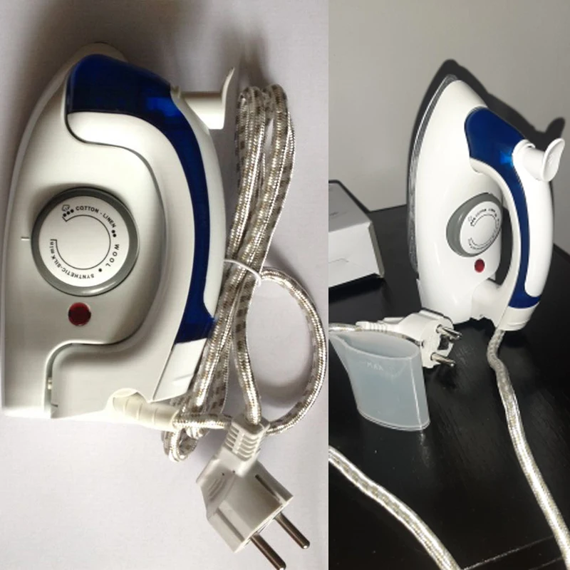 Plancha de Vapor Eléctrica de 700W para ropa, plancha de viaje manual con Control de temperatura para el hogar y viajes, 110V/220V