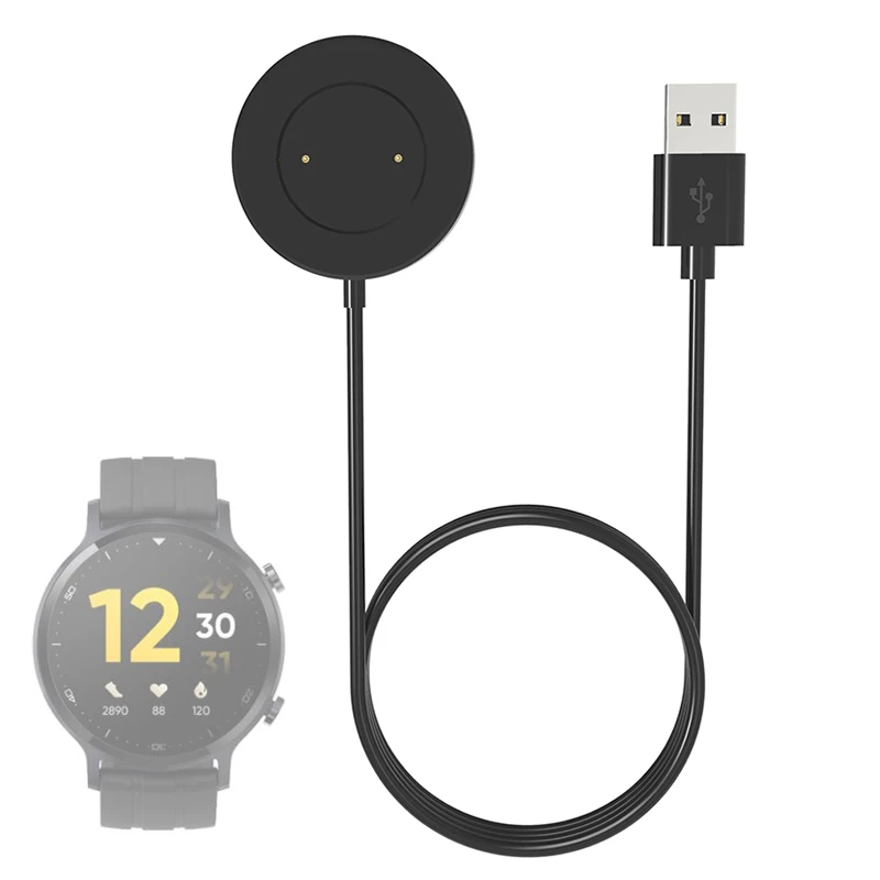 Smartwatch Dock Charger Adapter USB Charging Cable Power Charge Cord Stand for Realme Watch S RMA207 Smart Accessories