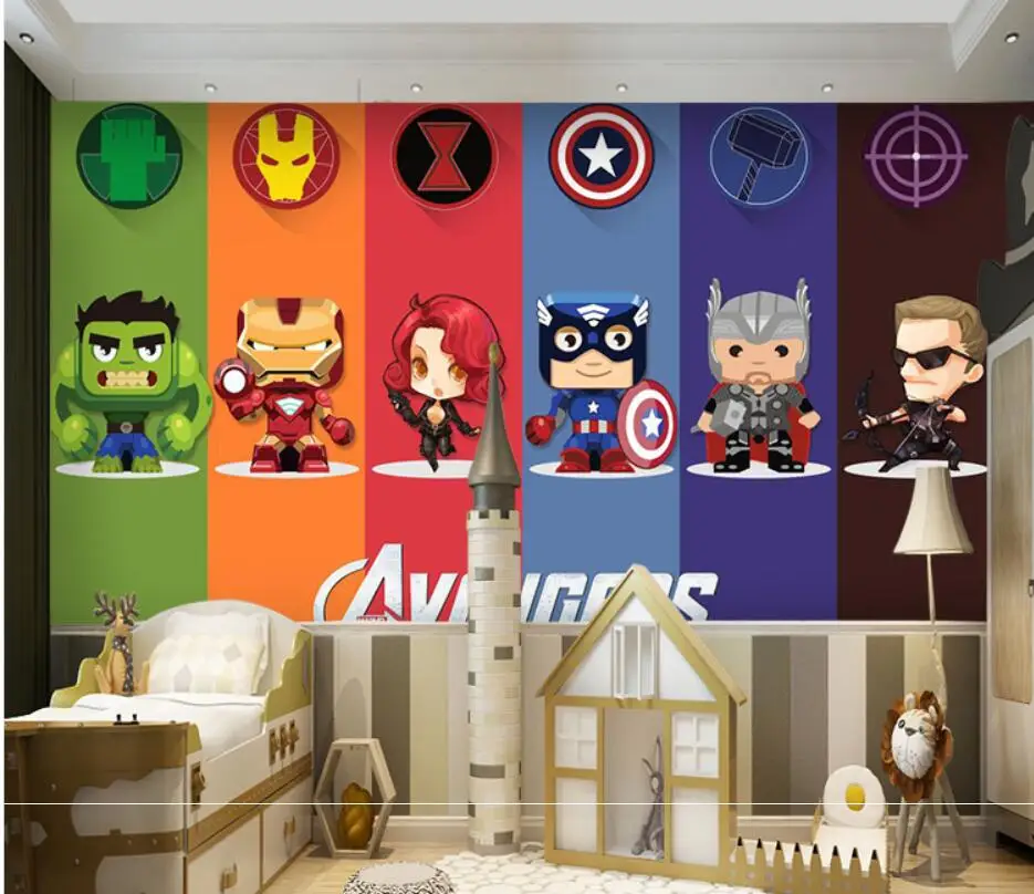 Custom 3D wallpaper mural cartoon anime children\'s room boy bedroom background wall decoration wallpaper mural