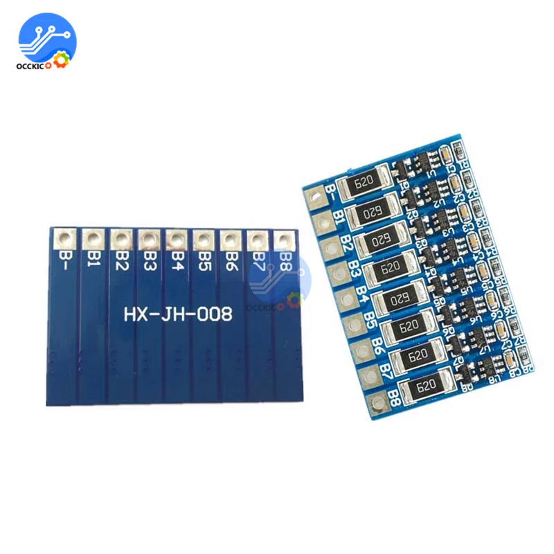 BMS 3S 4S 5S 6S 7S 8S 18650 Lithium Battery Charger Protection Board Power Bank Balancer Li-ion Lipo PCB Protection Circuit