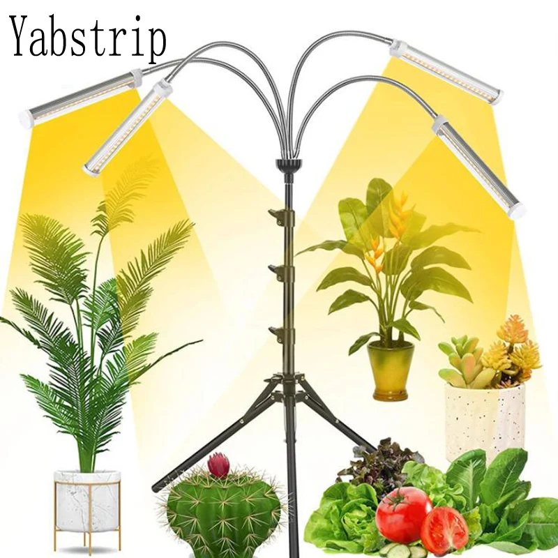 Yabstrip Phyto Lamp Dimming Full Spectrum Led Plant Grow Light For Indoor Greenhouse Flower Seedling  VEG Fitolampy