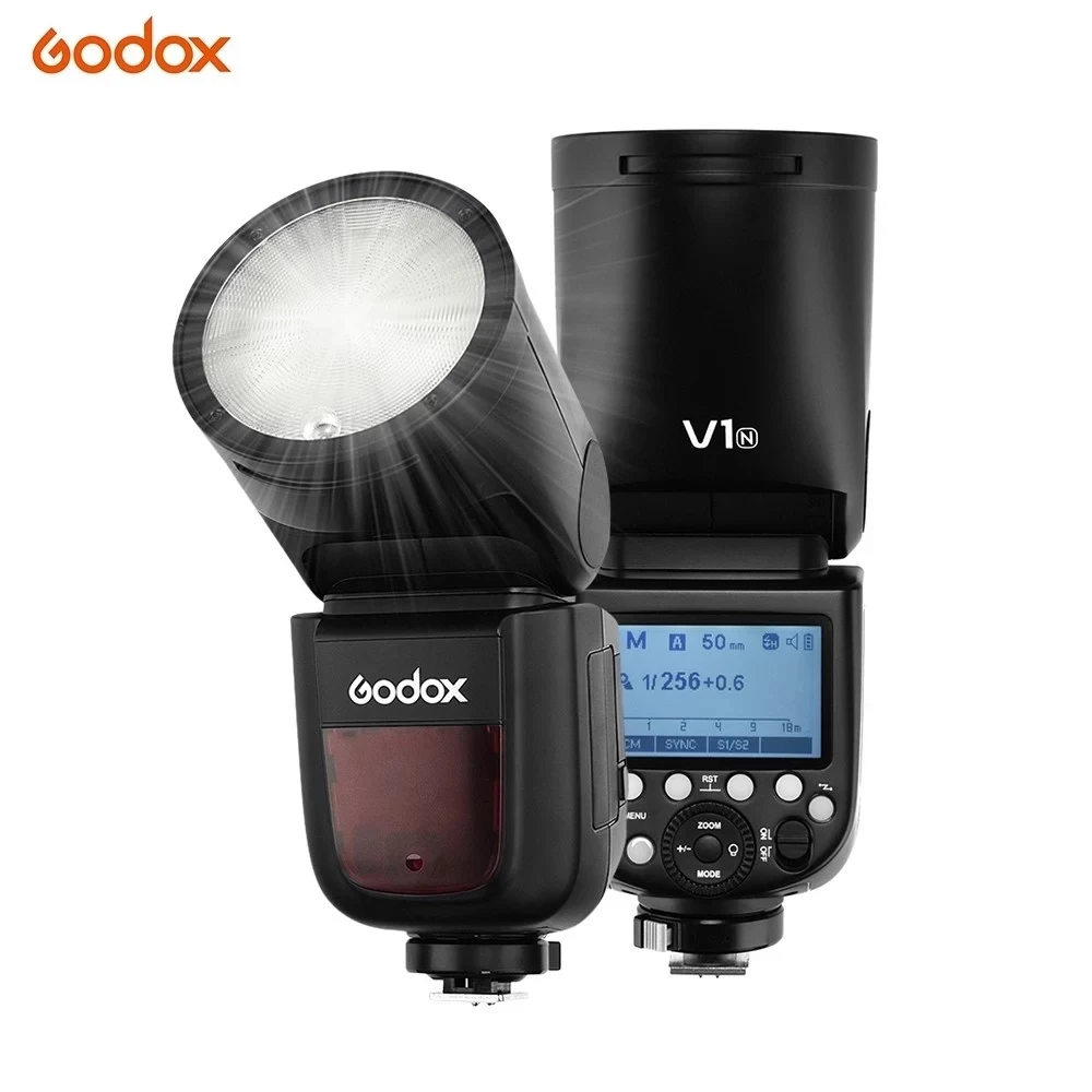 Godox V1N Wedding Portrait Studio Photography Speedlight Round Head Wireless