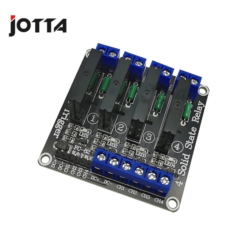 5V Relay 1 2 4 8 Channel  SSR High Low Level Solid State Relay Module 250V 2A For Arduino