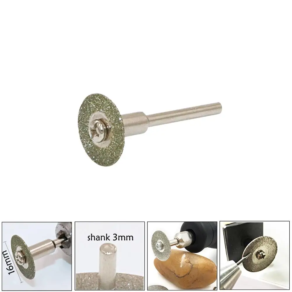 10 Pcs/Bag Circular Saw Blades Rotary Tool Cutting Wheel Discs Mandrel Dremel Accessories Grinding Wheel Mini Disc Cutter