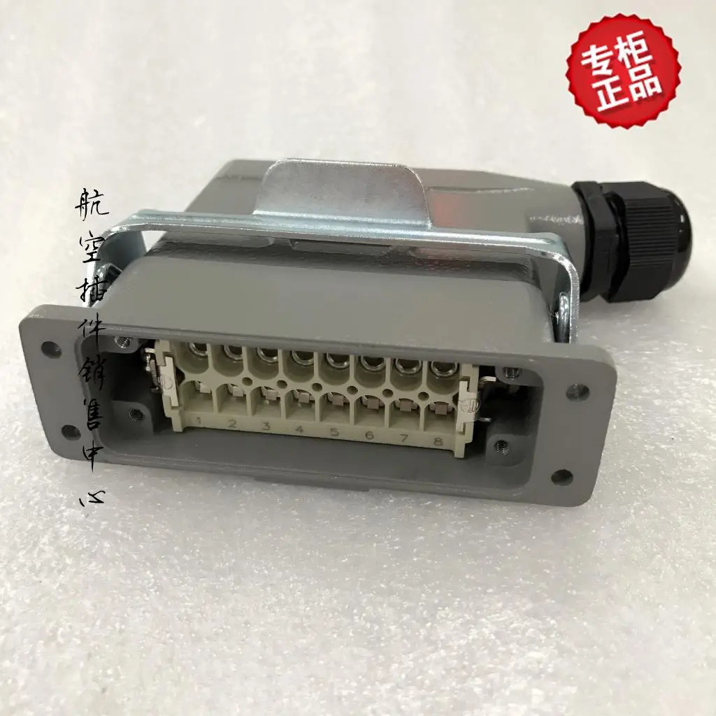 Small Volume Heavy-duty Connector Rectangular European Plug HA-016 16-core 16A Hot Runner Connector Screw