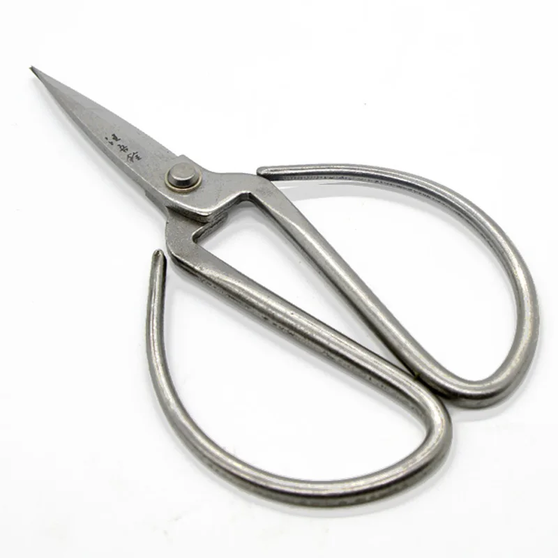 free shipping 168mm stainless steel bonsai scissors durable household trimmer