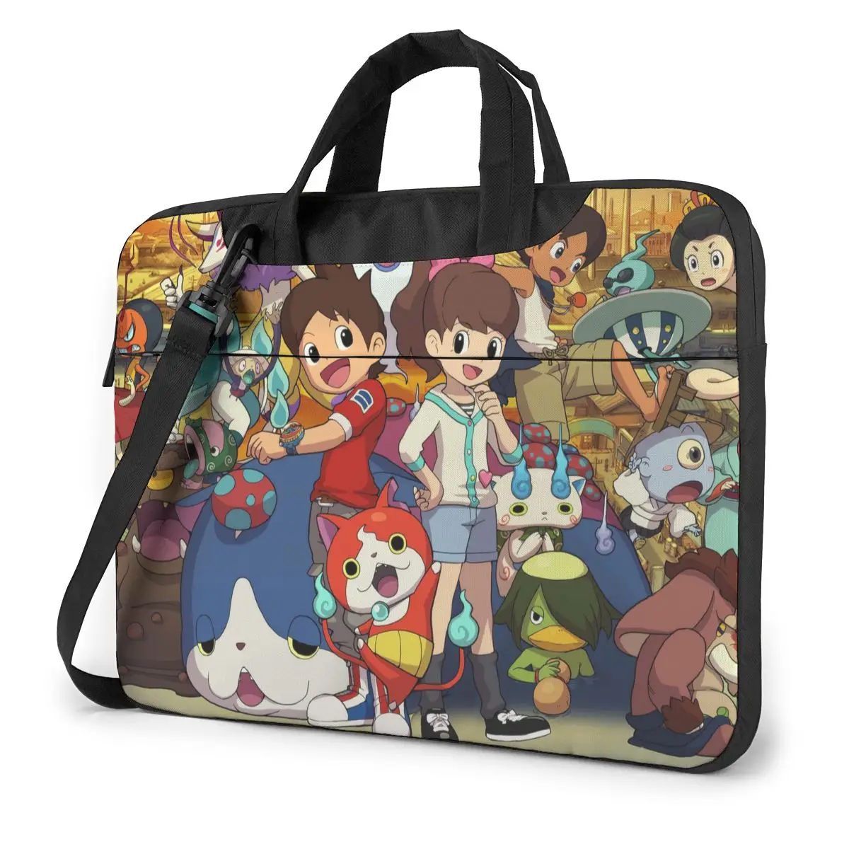 

Yo Kai Watch Laptop Bag Case Protective Vintage Computer Bag Bicycle Crossbody Laptop Pouch