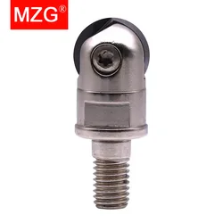 MZG T2139 Modular Type M5 M6 M8 Carbide Insert Clamped Fast Feeding Alloy Round End Mills High-Speed Cutting Ball Milling Cutter